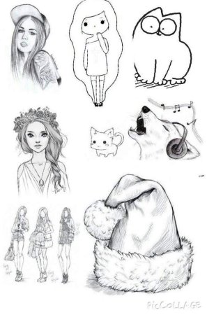 Распечатки для ЛД черно белые