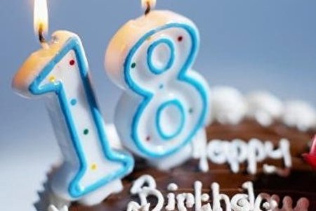 С 18 летием парню