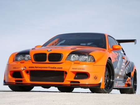 BMW e46 оранжевая