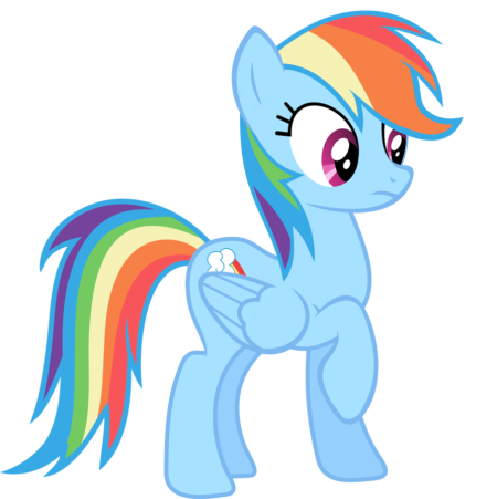 My little Pony на белом фоне