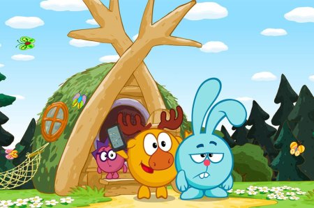 Крош и Лосяш