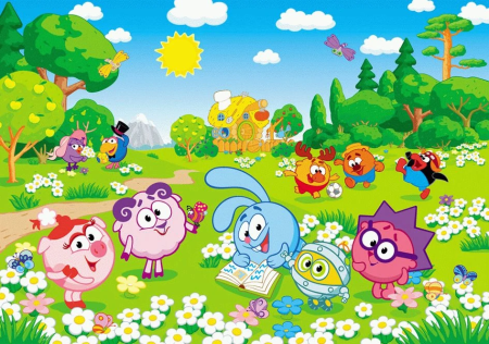 Смешарики на Поляне