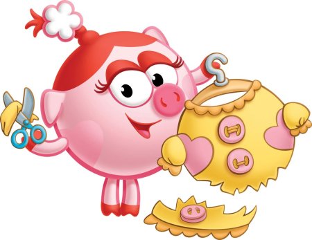 Нюша из мультика Смешарики