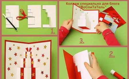 Открытки на новый год своими руками