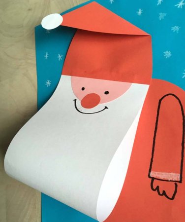 Поделка дед Мороз