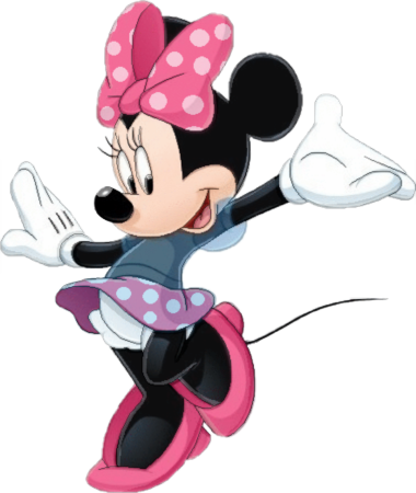 Минни Маус в голубом платье