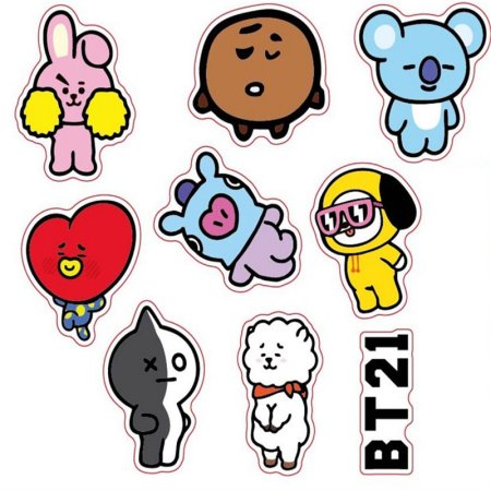 БТС Стикеры bt21