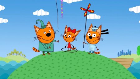 Три кота Коржик Карамелька и компот