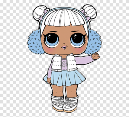 Куклы ЛОЛ на прозрачном фоне