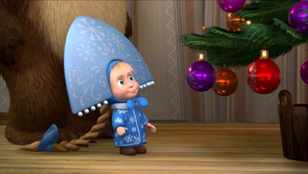 Маша из Маши и медведя Снегурочка