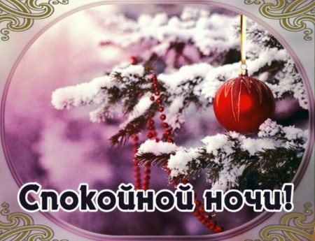 Спокойной новогодней ночи