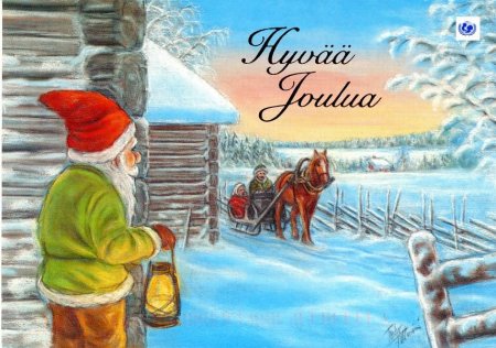 Финские открытки с Рождеством