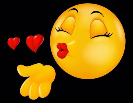 Смайлик с поцелуем