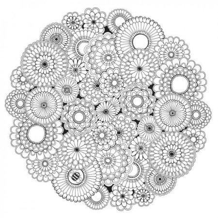 Раскраски сложные узоры