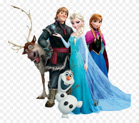 Герои холодного сердца Олаф и Анна