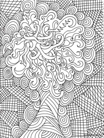 Раскраски сложные узоры