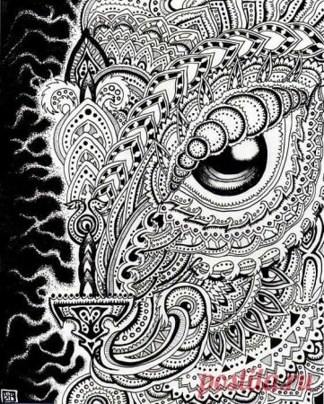 Зентангл сложные