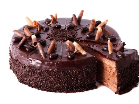 Шоколадно кофейный торт