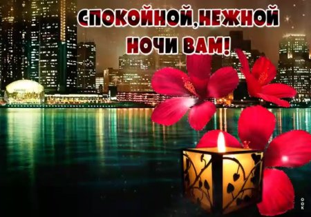 Добрый вечер необычные и спокойной ночи