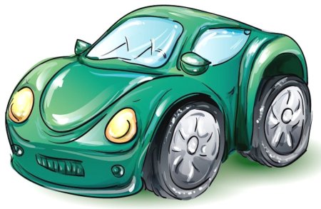 Машина мультяшная