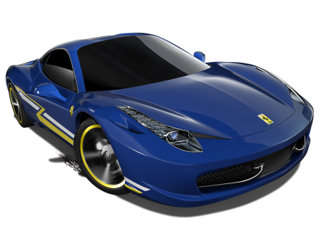 Hot Wheels Ferrari 458 Italia Blue