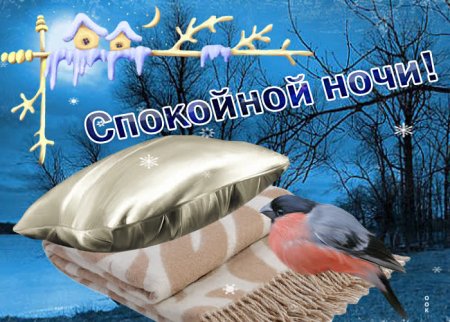 Пожелания зимней спокойной ночи