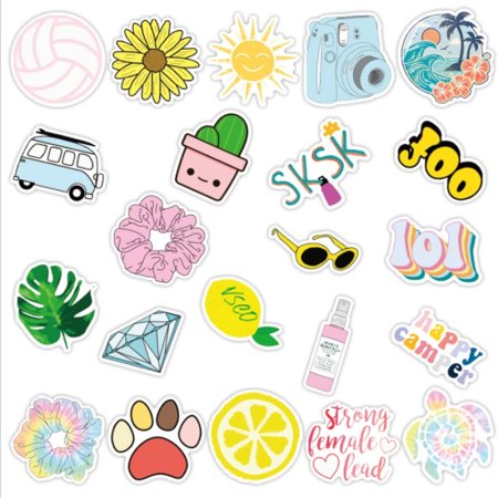 Наклейки в стиле софт герл