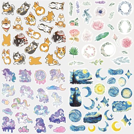 Маленькие красивые наклейки