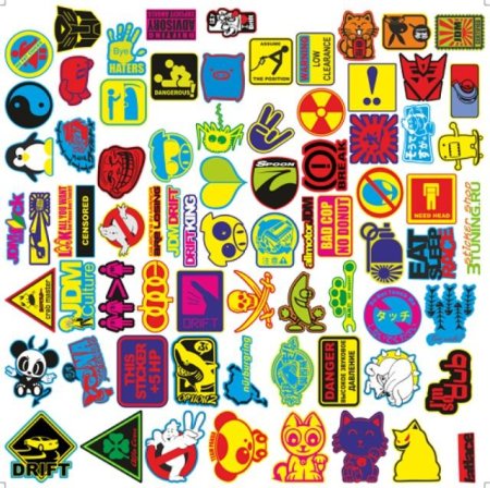 Макеты стикеров