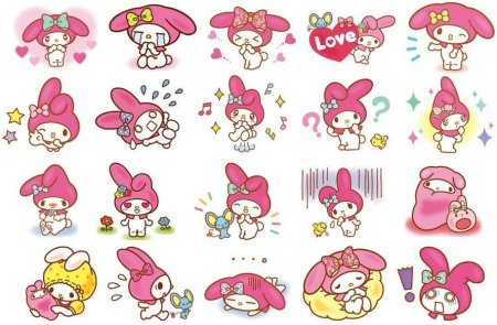 Наклейки Куроми Хеллоу Китти