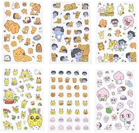 Милые наклейки для ежедневника