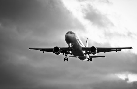 Улетающий самолет