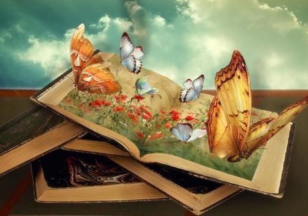 Коллаж из книг