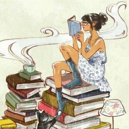 Писатель и читатель рисунок