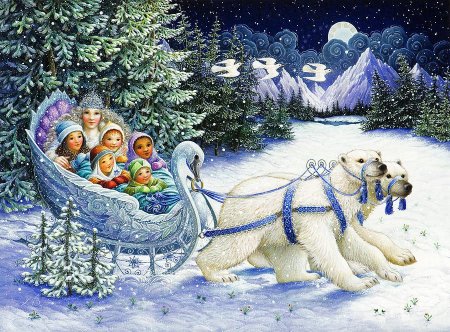 Lynn Bywaters художник Рождество