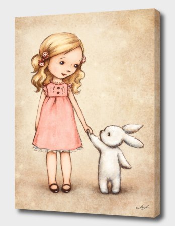 Маленькая девочка рисунок