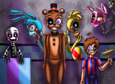 Five Nights at Freddy's 5 АНИМАТРОНИКИ