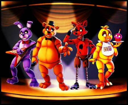 Пять ночей с Фредди 5 АНИМАТРОНИКИ