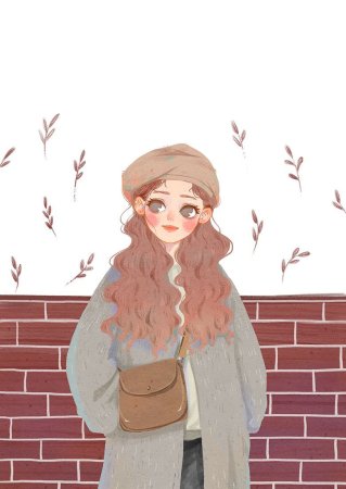 Рисунки мультяшные девочки ё
