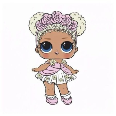 Куклы ЛОЛ на прозрачном фоне