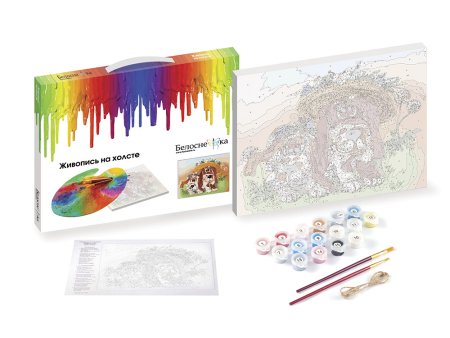 Рисование по номерам на холсте