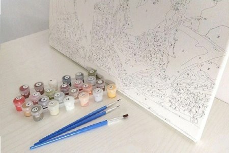 DIY Paint by numbers краски
