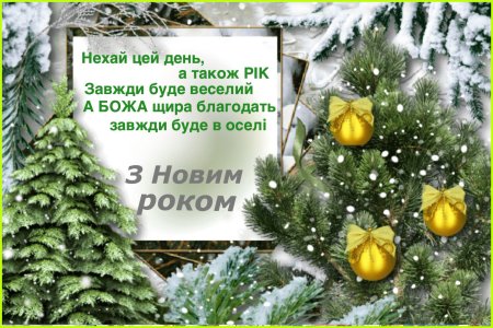 З новим роком