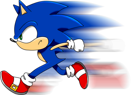 Соник Икс Соник бегает