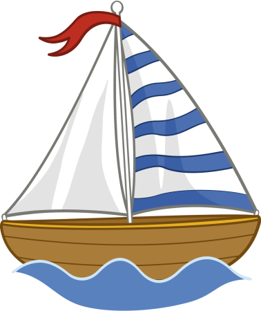 Кораблик на прозрачном фоне