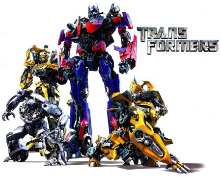 Автоботы Оптимус Прайм и Бамблби