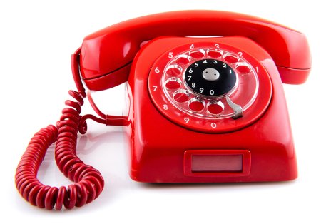 Синий телефон