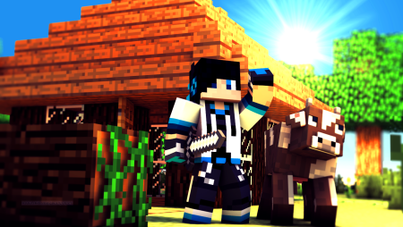 Фоны для компьютера Minecraft