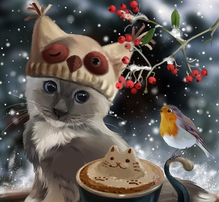 Художник Лорри Кайенна коты