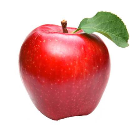 Яблоко без фона